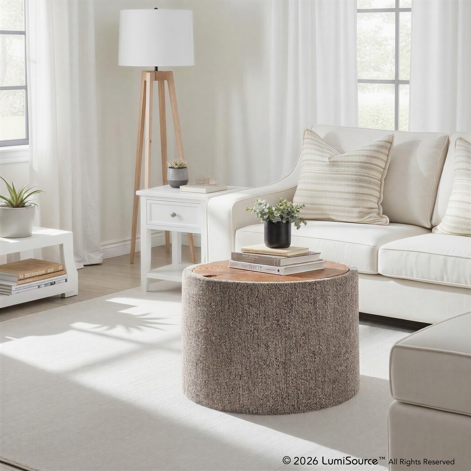 Table Tray Ottoman